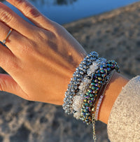 Bundel Silver, Black/white sparkle, Multicolor